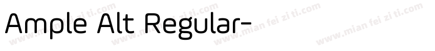 Ample Alt Regular字体转换